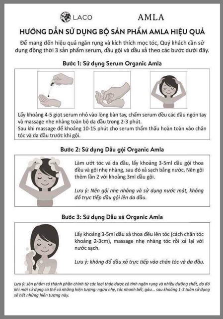 ✅[ RẺ VÔ ĐỊCH ] BỘ BA SẢN PHẨM DẦU GỘI DẦU XẢ SERUM AMLA LACO NGỪA RỤNG KÍCH MỌC TÓC CHÍNH HÃNG | BigBuy360 - bigbuy360.vn