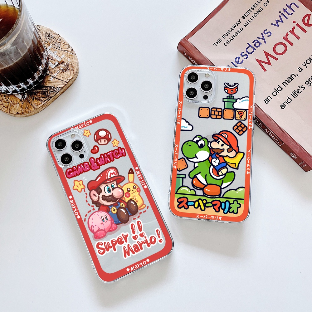 Ốp Điện Thoại Hình Super Mario Bros Cho Iphone 11 Pro Max 12 Pro Max 13 Pro Max Mini 6 7 8 6 7plus Se 2020 X Xs Xr 5 4