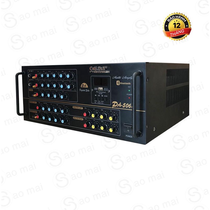 GIÁ TỐT -Amply 24 Sò Japan Ampli Bluetooth Usb Sân Khấu Ampli Karaoke Hội Thảo Gia Đình Cali.D&Y PA-506C đánh khỏe
