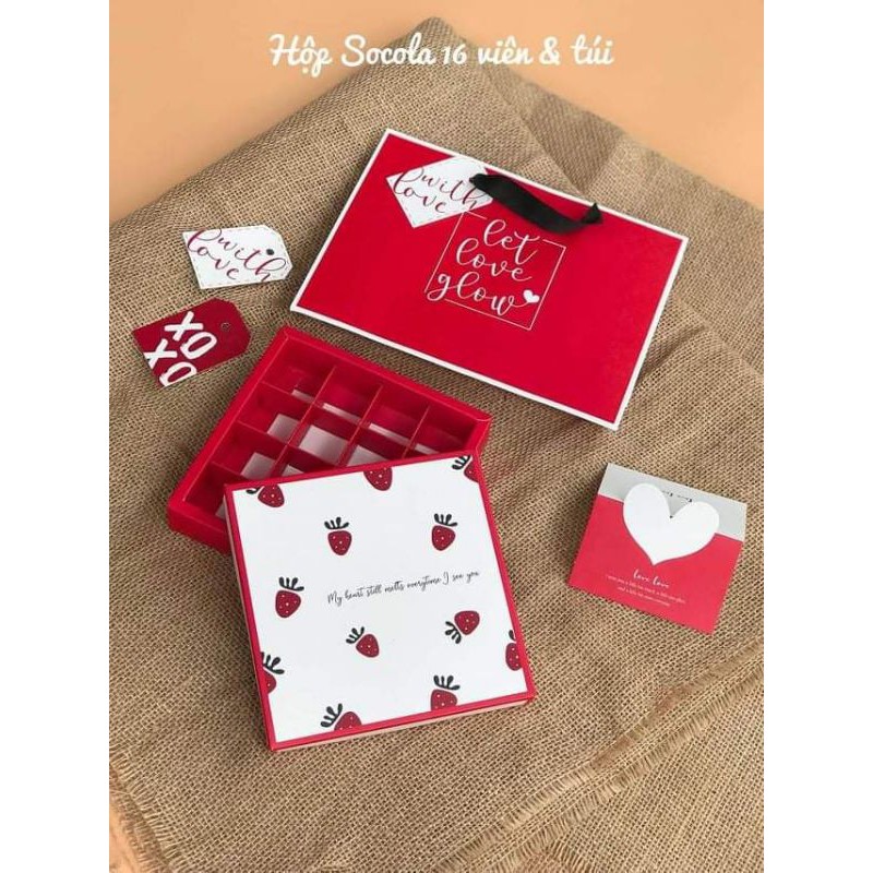 Hộp socola 16 ngăn | BigBuy360 - bigbuy360.vn