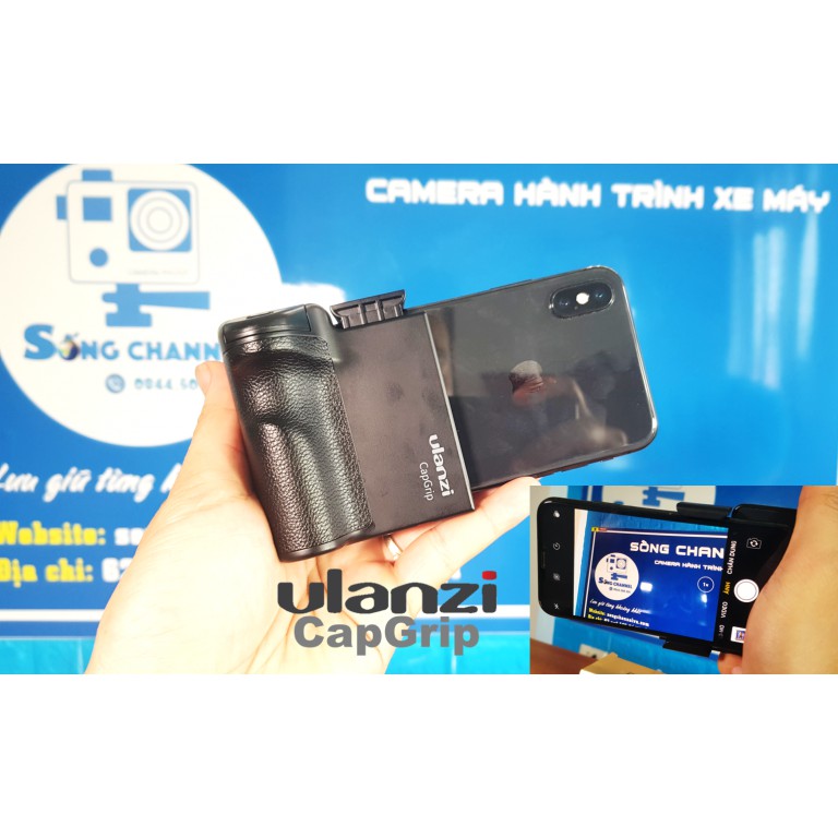 Tay cầm tích hợp chụp ảnh Bluetooth cho điện thoại Ulanzi Capgrip