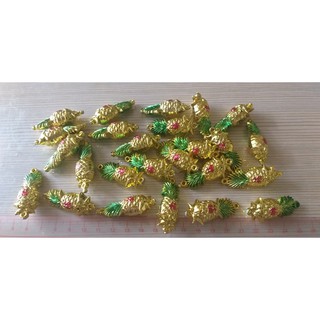 100 gr - 27 Trái thơm chưng tết, trang trí tháp tỏi, thơm nhựa, trái dứa trang trí nhà, thơm xi mẫu bán chạy 2021