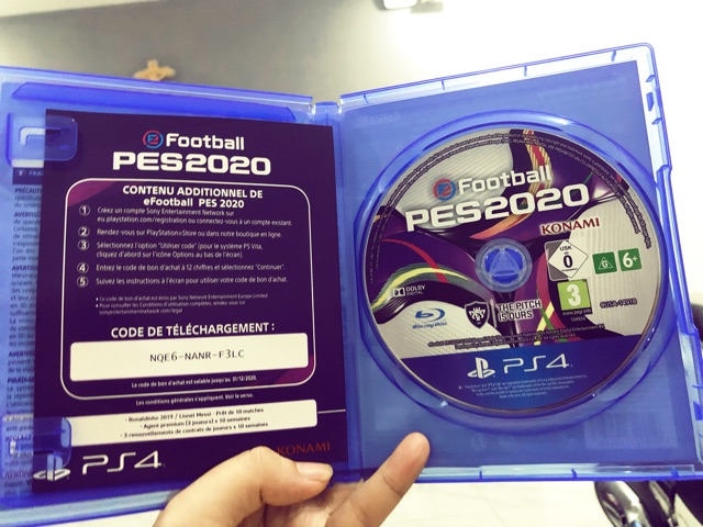 Đĩa Pes 2020 hệ Eu-ps4