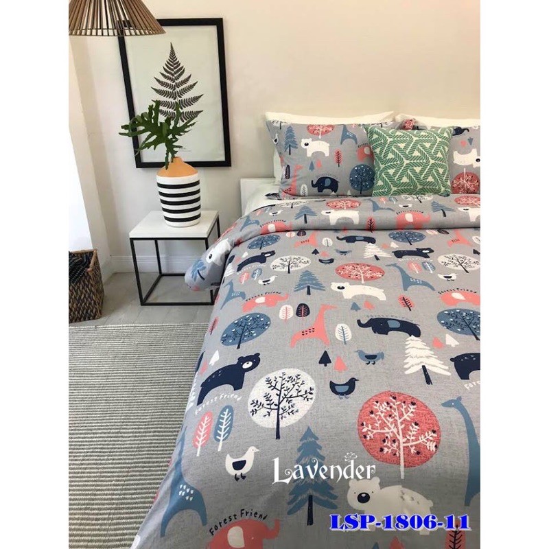 Vải hoạt hình may drap cho bé-vải cotton nhập khẩu Hàn quốc mềm mịn hình gấu