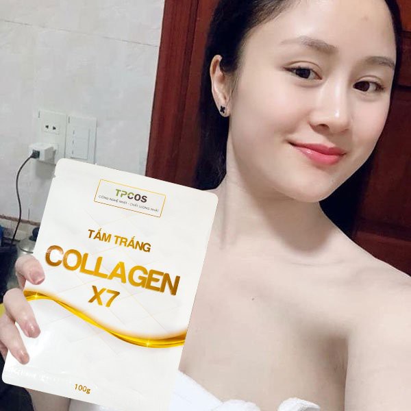 [Chính Hãng - Tặng 5 gói mặt nạ ngủ] Gói trắng COLAGEN X7 - Trắng bật tone sau 2 tuần - Không hồi màu, an toàn cho da