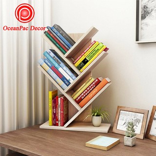 Kệ sách hình xương cá 5 tầng OceanPac đơn giản mà đẹp (MS: 013)