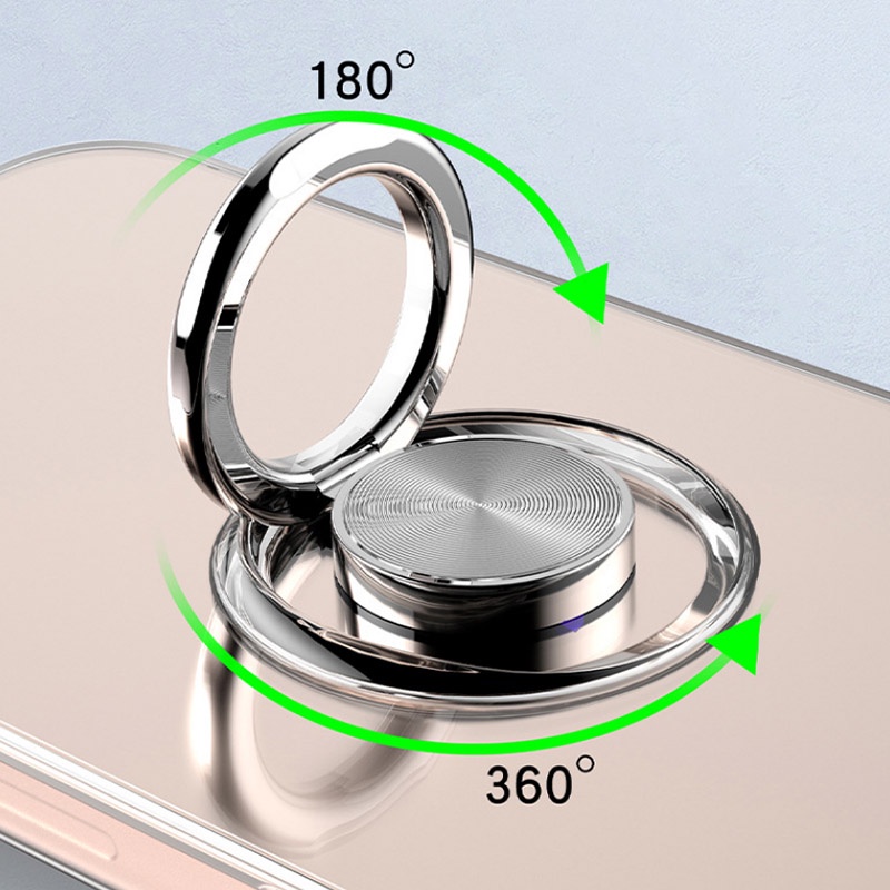 Ốp điện thoại trong suốt chống sốc có vòng đỡ nam châm cho iPhone 13 12 11 Pro XS Max XR X SE 2020 8 7 Plus 13 Mini