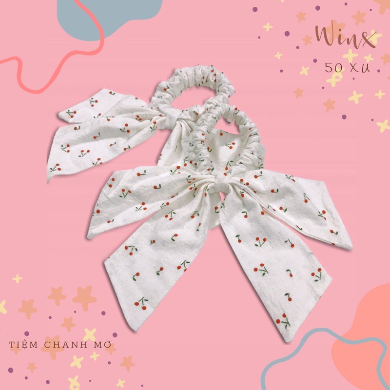 WINX - scrunchy hoạ tiết cherry đáng yêu