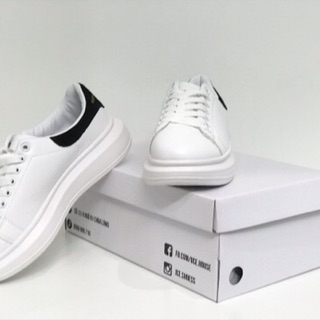 Giày Nam nữ MC Queen Full White