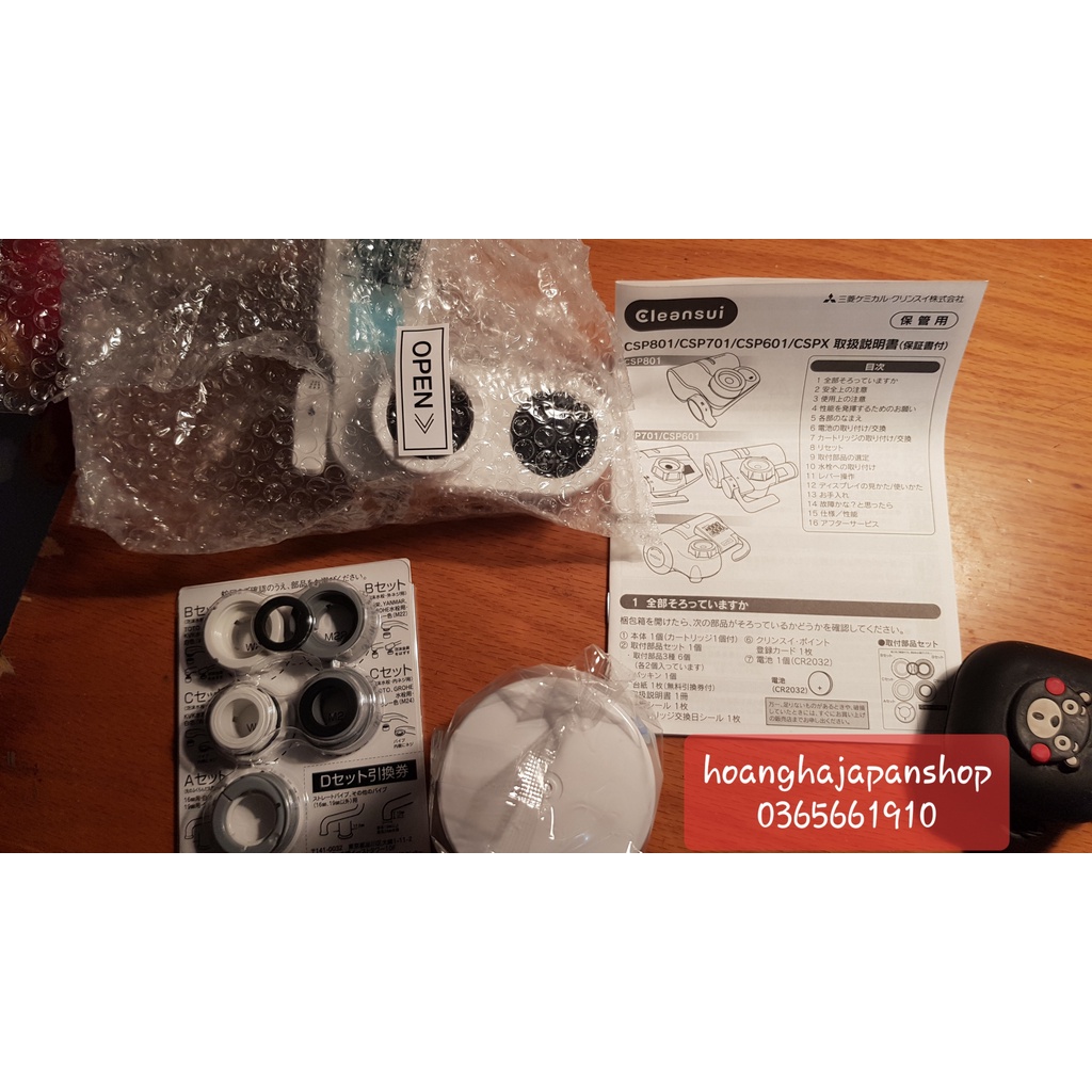 Máy lọc nước tại vòi Mitsubishi Cleansui EF102- Hàng nội địa chính hãng/bảo hành 1 năm