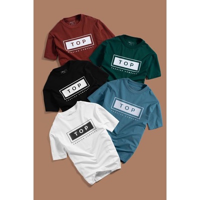 Áo thun nam cổ tròn tay ngắn TOPMAN, chuẩn form thiết kế đơn giản dễ phối