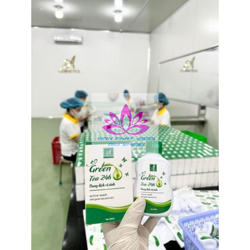 Dung dịch vệ sinh Green Tea 24H - Dung dịch vệ sinh Phương Anh - Chính hãng