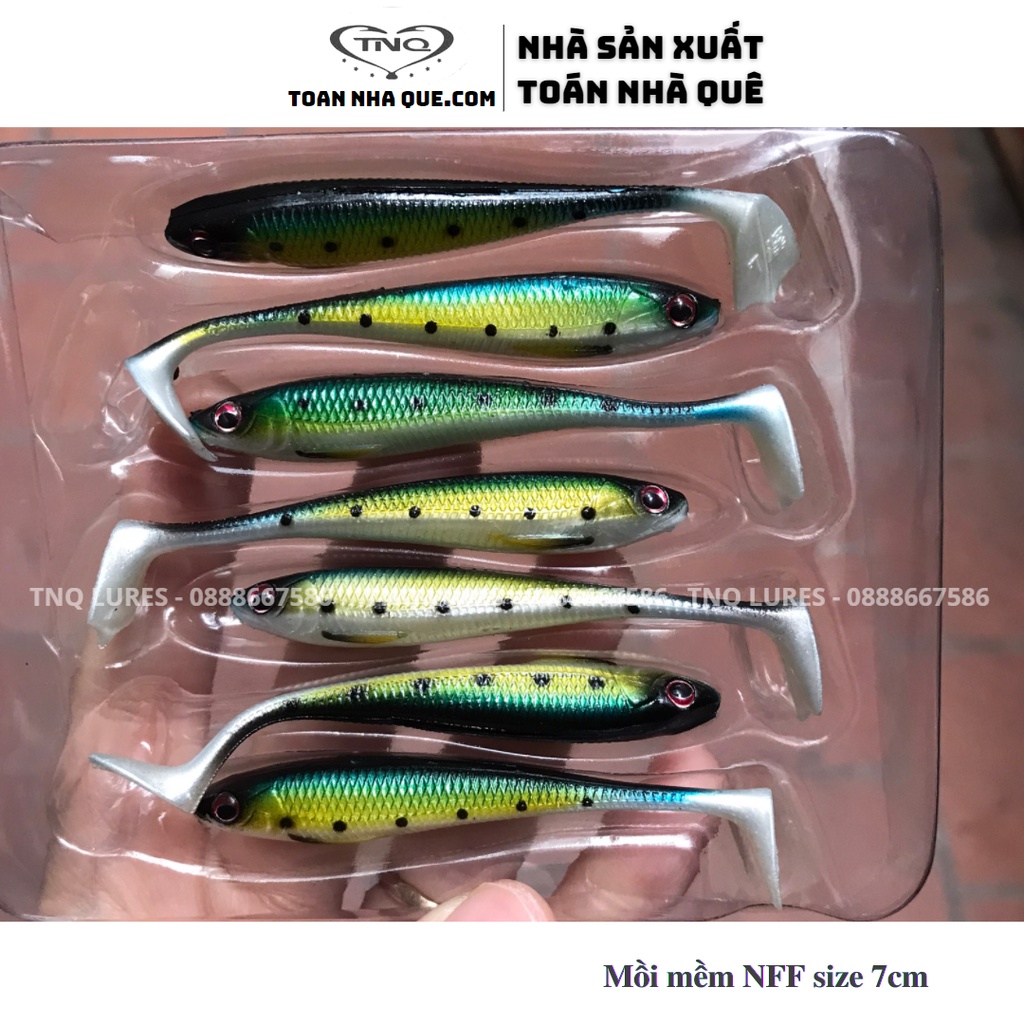 Mồi mềm NFF câu lure cá lóc - [ TNQ LURES - TOÁN NHÀ QUÊ ]