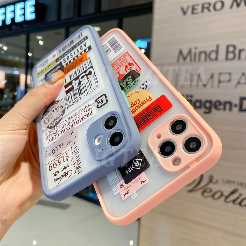 Ốp điện thoại mặt nhám thời trang bảo vệ camera cho Xiaomi Redmi 10 Note 10 Pro 9T 9A 9C 10S 9S 9 8 7Pro Poco X3 NFC | BigBuy360 - bigbuy360.vn