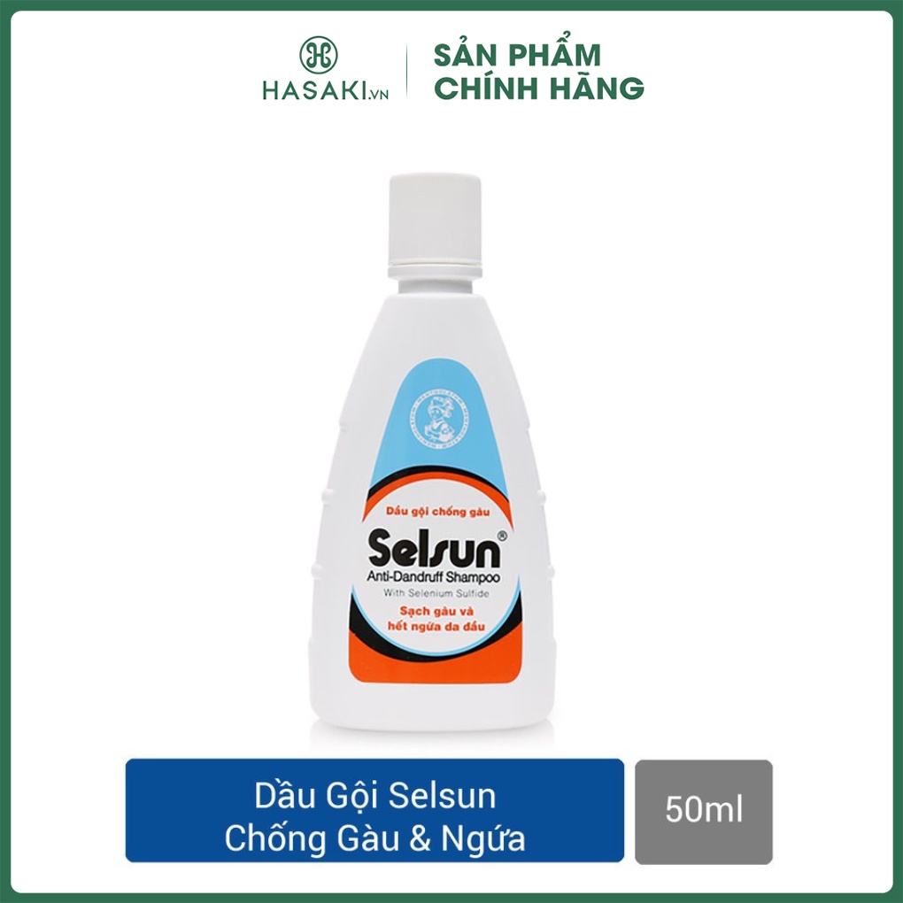 Dầu Gội Chống Gàu Và Ngứa Selsun 1% Selenium Sulfide Anti-Dandruff Shampoo 50ml