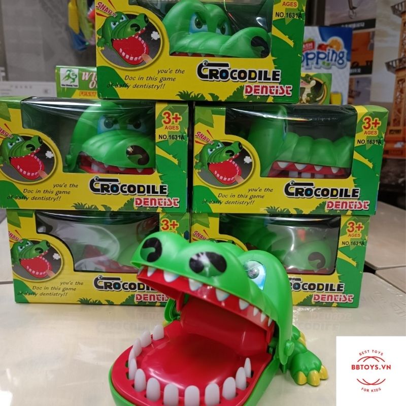 Đồ chơi khám răng cá sấu siêu vui nhộn (BBTOYS: 27)