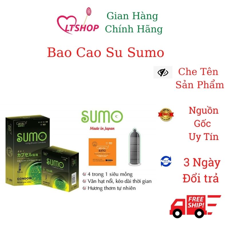 Bao Sao Su Sumo gân gai  kéo dài 4 in 1