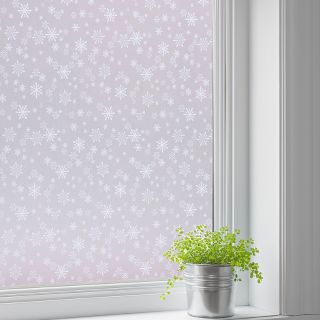 Decal Giấy Dán Kính Hoa Tuyết keo sẵn khổ 45cm