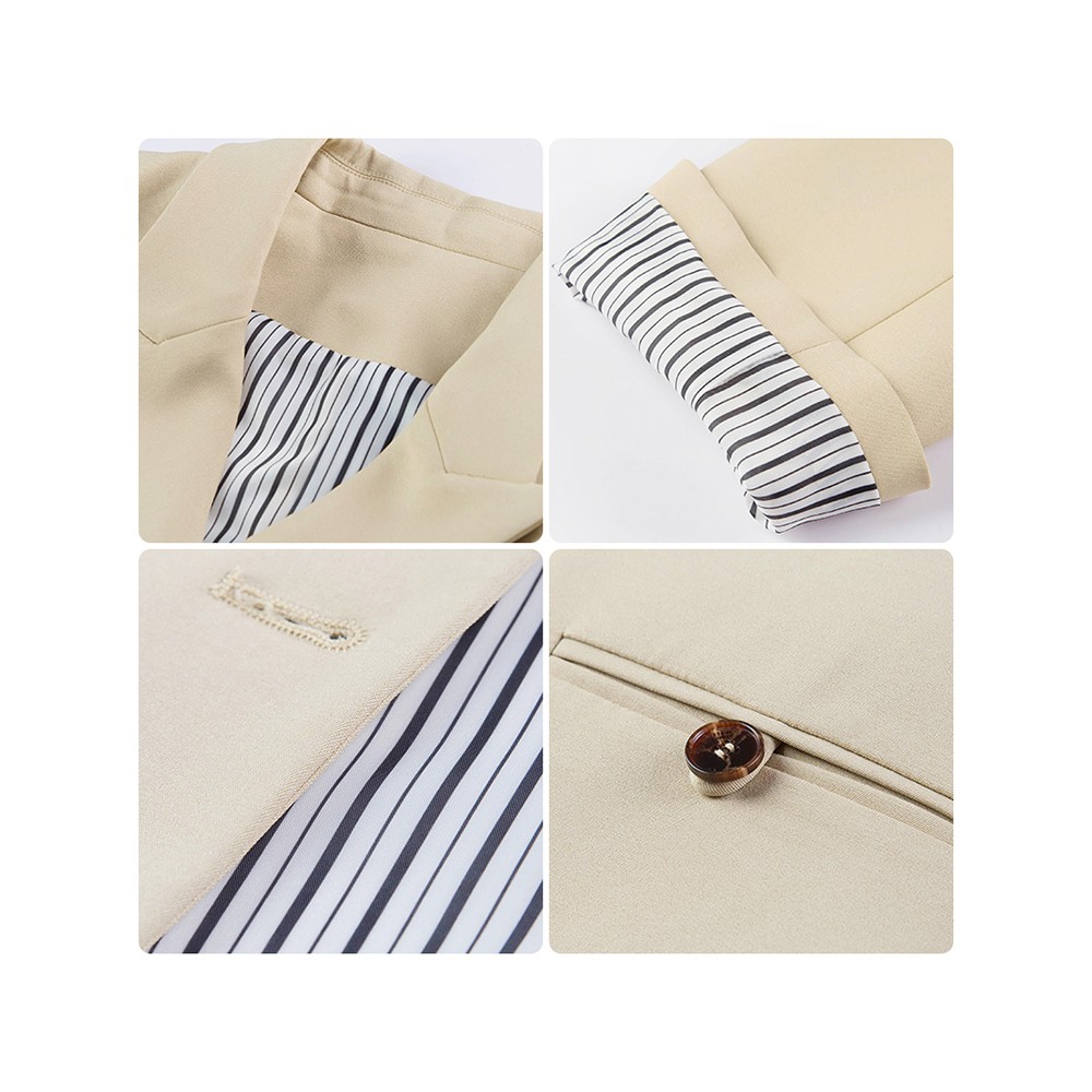 [DORYPONY] ÁO KHOÁC BLAZER TRƠN TAY SỌC DODO KOREAN STYLE SUIT – AK113 (2 màu) | Có up ảnh thực tế | BigBuy360 - bigbuy360.vn