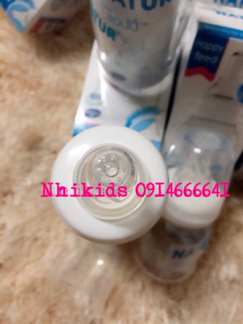 Bình Sữa Natur Uhappy Thái Lan 60ml/ 120ml/ 240ml