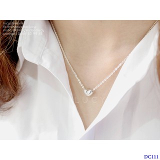 dây chuyền trái tim phồng - DC111