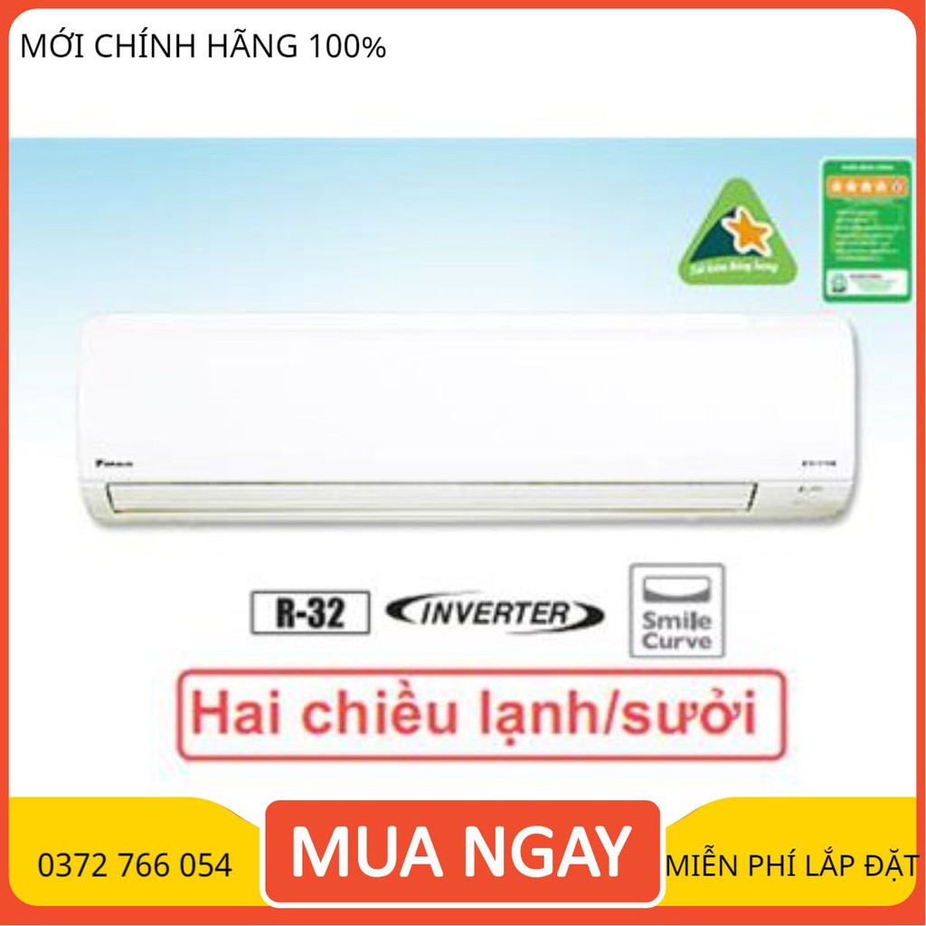 Điều hòa Daikin 2 chiều 18000BTU inverter gas R32 FTHF50RVMV