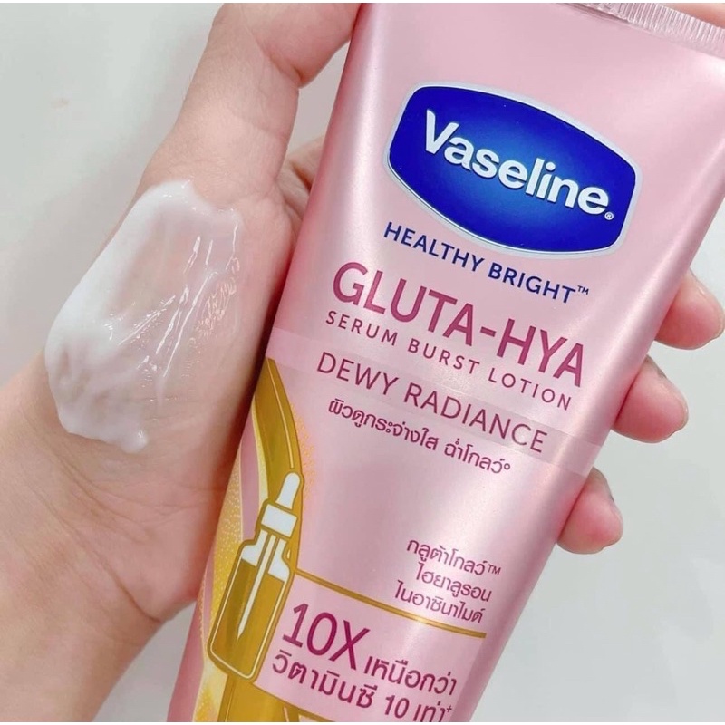 Sữa Dưỡng Thể Vaseline Healthy Bright Gluta HYA Serum 10X