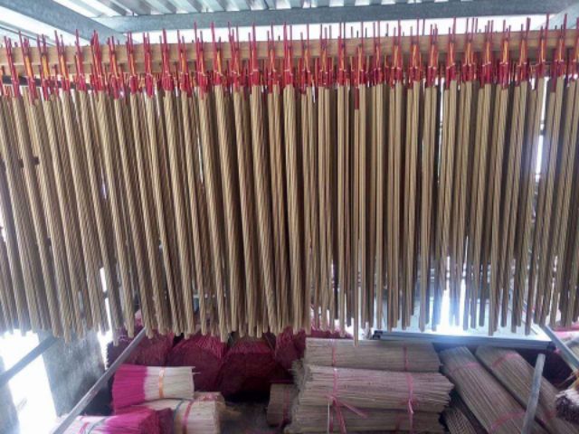 Nhang Trầm Hương dài 60cm- 5h Thắp Giao Thừa, Thắp Tết - Thờ Cúng Hàng Ngày - Chuẩn Mùi Trầm