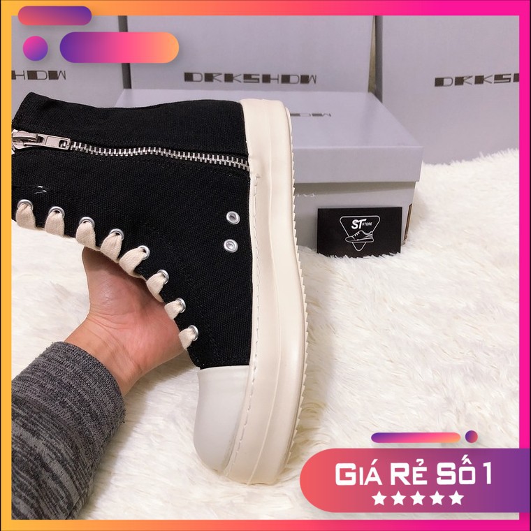 [Thanh Lý Xả Kho] Giày Rick Owens Cổ Cao Đế vani thơm phức Tặng Hộp Bill Tất Lọ Vệ sinh Giầy | BigBuy360 - bigbuy360.vn