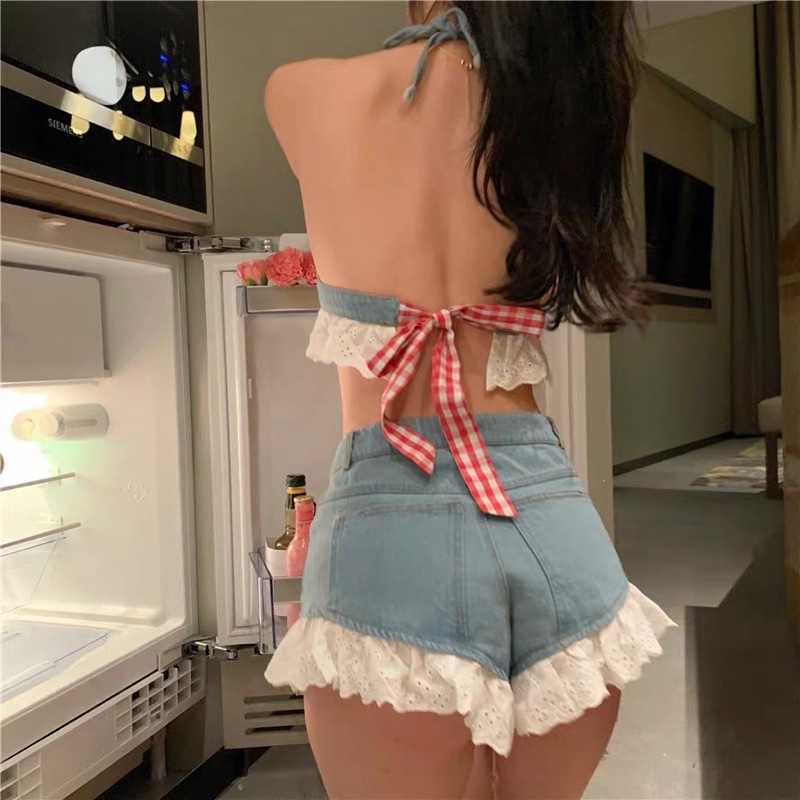 Bộ đồ biển bikini denim hè phong cách ⛅️