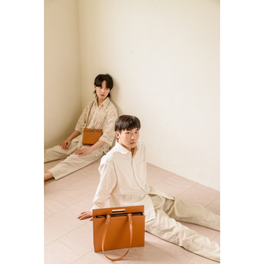 KARATTA | TWINBAG - FULL BROWN - TÚI THIẾT KẾ CAO CẤP