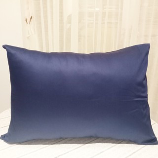 Vỏ gối cotton satin trơn xanh 50 x 70cm thoáng mát, mềm mịn