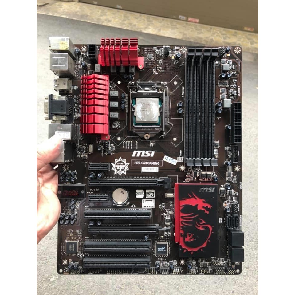 Mainboard MSI H87- G43 GAMING socket 1150 ( Hỗ trợ CPU Pentium G - Core I3 - Core I5 - Core I7 )