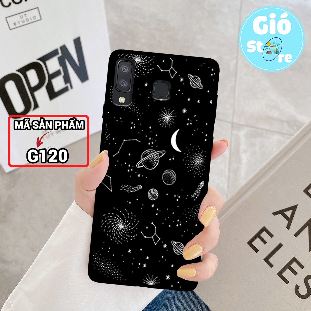 Ốp lưng điện thoại Samsung Galaxy A8 Star in hình vũ trụ,ngân hà cực hot – lưng nhựa nhám viền dẻo