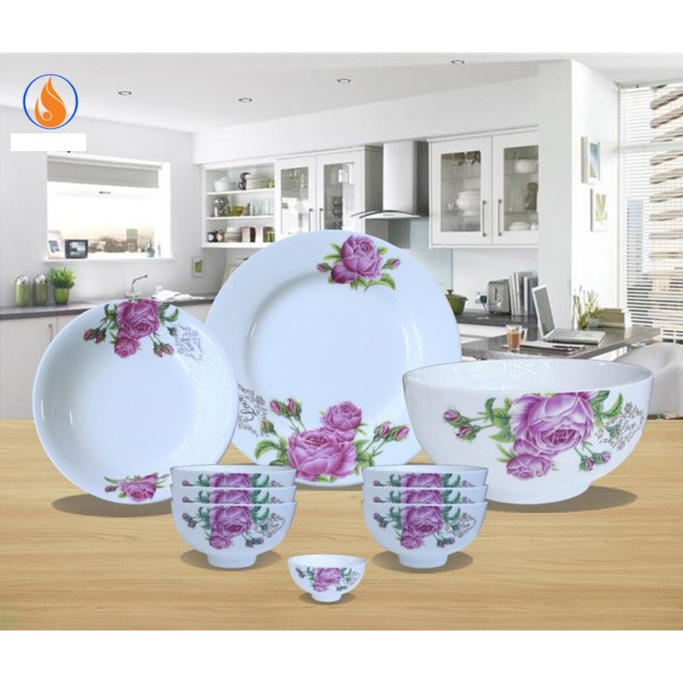 Đĩa sâu Sứ Minh Châu loại 6 kích thước 15cm bát tràng