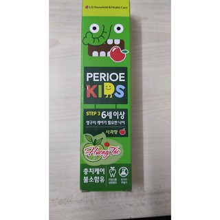 Kem Đánh Răng Perioe Kids Step 6 tuổi hương táo 100g