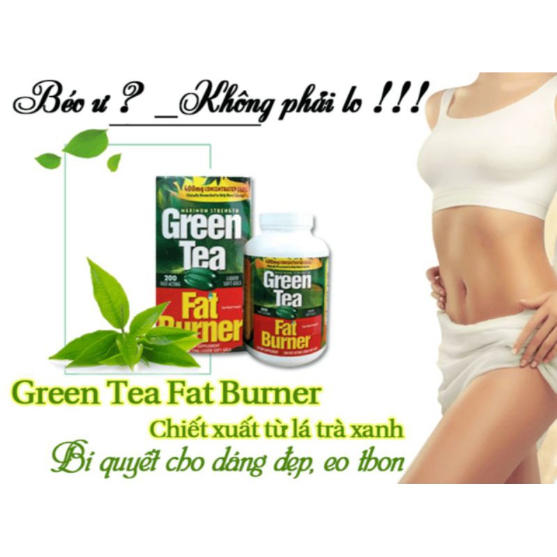 Viên Uống Trà Xanh Giảm Cân Green Tea Fat Buner Viên Lẻ Dùng Thử | BigBuy360 - bigbuy360.vn