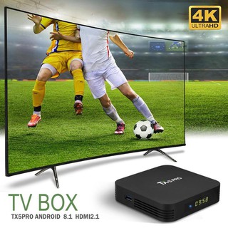 Android Tivi Box Tanix TX5 Pro - Android Box Ram 4B - Rom 32GB - Hệ Điều Hành Android 8.1