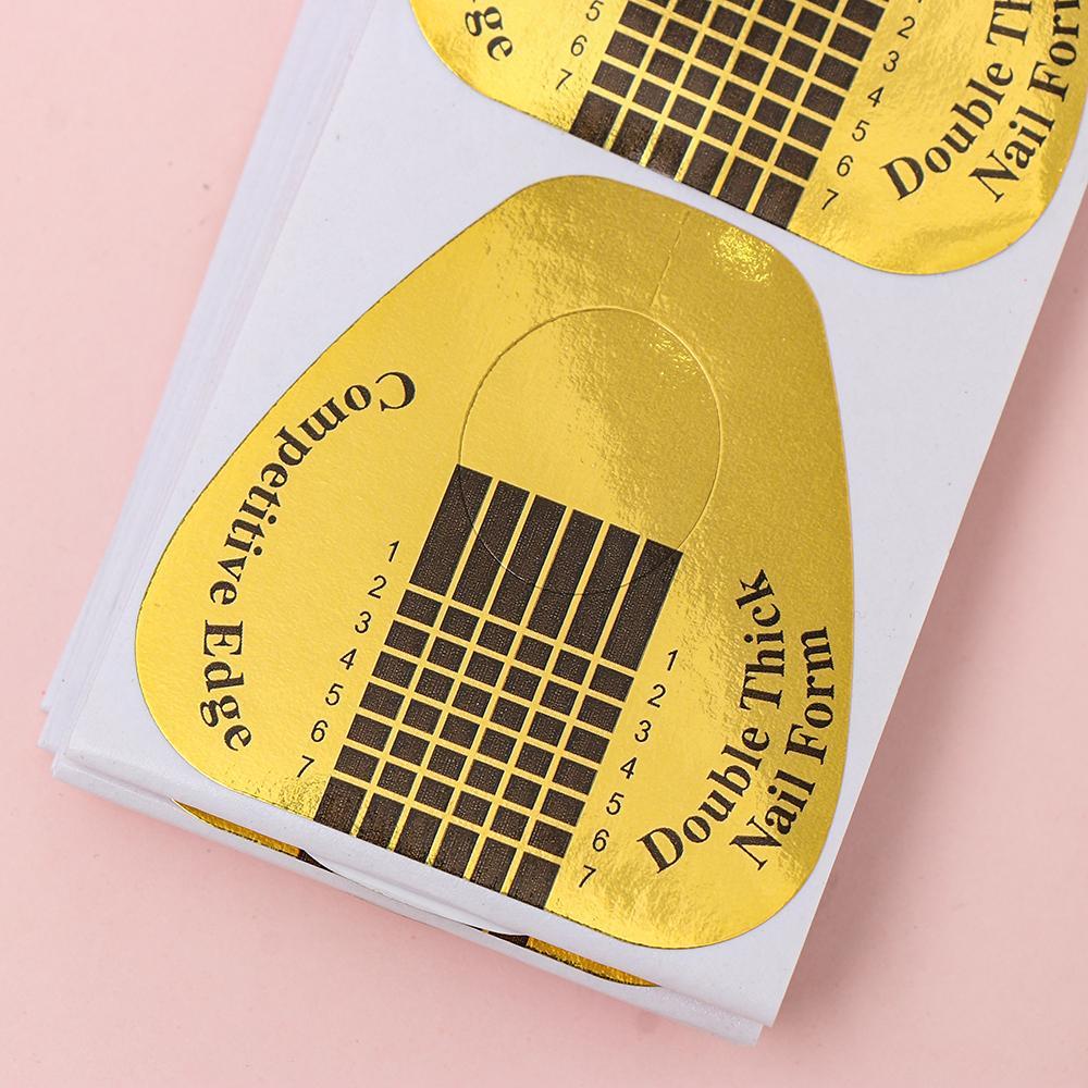 XIANTIN Set 50 / 100 Khuôn Hỗ Trợ Nối Dài Móng Tay Chuyên Dụng