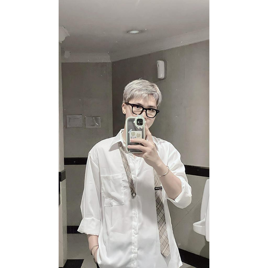 Áo sơmi nam hàn quốc áo sơmi nam from rộng kiểu dáng trẻ trung năng động s237