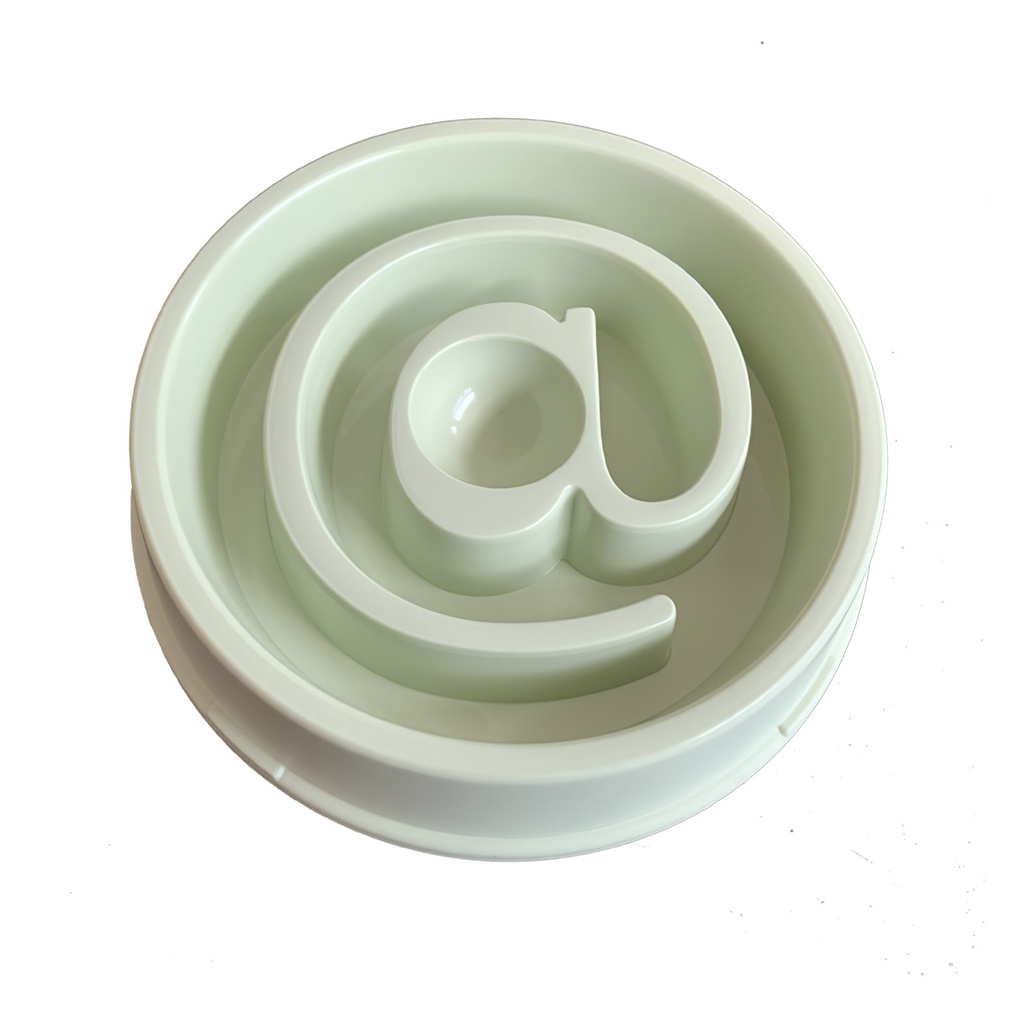 Bát ăn cho chó mèo chống sặc ăn chậm giảm nghẹn cỡ lớn lapeta chữ a còng