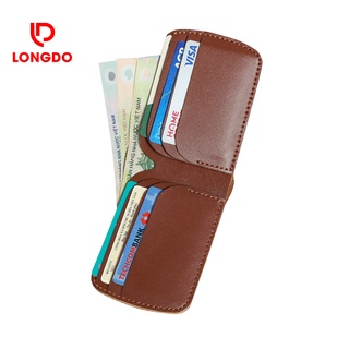 Ví nam da thật - cam kết 100% da bò thật - bảo hành 5 năm - thương hiệu uy tín longdo leather - b04