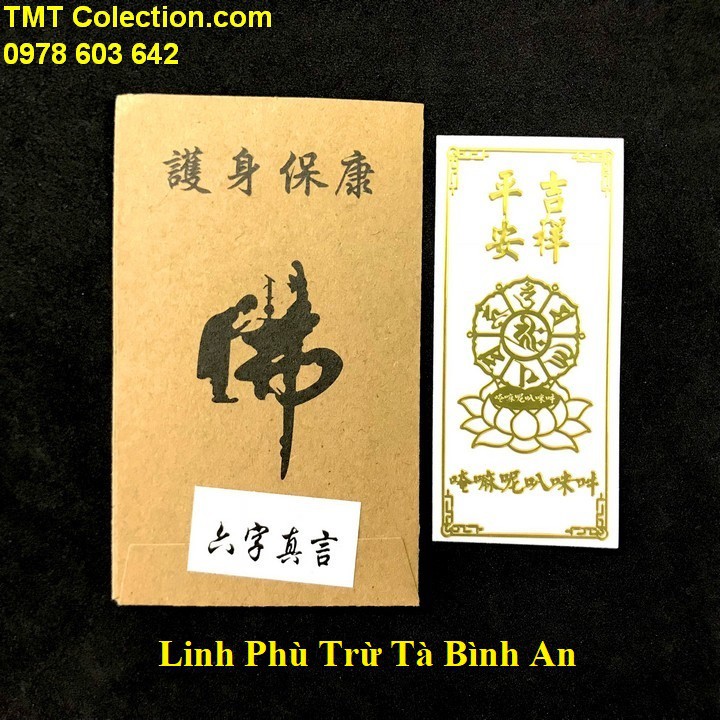 Miếng Dán Điện Thoại Phong Thủy, Bình An; có thế dán laptop, xe máy, xe hơi hay vị trí làm việc; SP005344