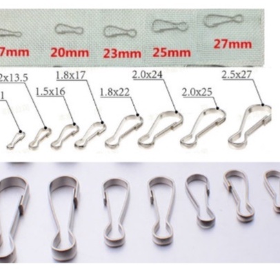 5-10 móc khóa dạng dài size 15-23mm