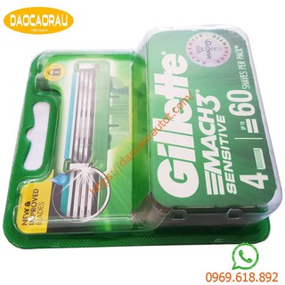 Lưỡi dao cạo Gillette Mach 3 Sensitive