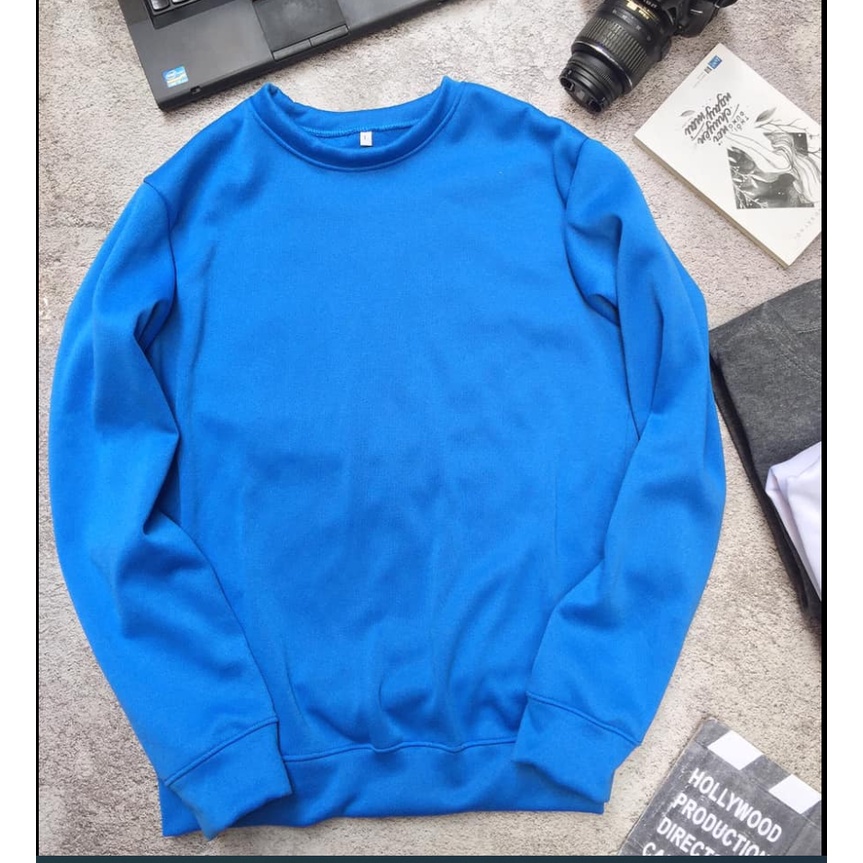 Áo sweater nỉ nhiều màu IN CHỮ CHAM.PI.ON và TRƠN.GIAO NGẪU NHIÊN