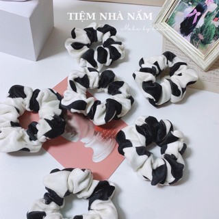 🎀 CỘT TÓC SCRUNCHIES BÒ SỮA SIÊU HOT HIT - [ Nhà Nấm handmade ]