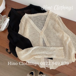 Áo khoác cardigan len mỏng H028