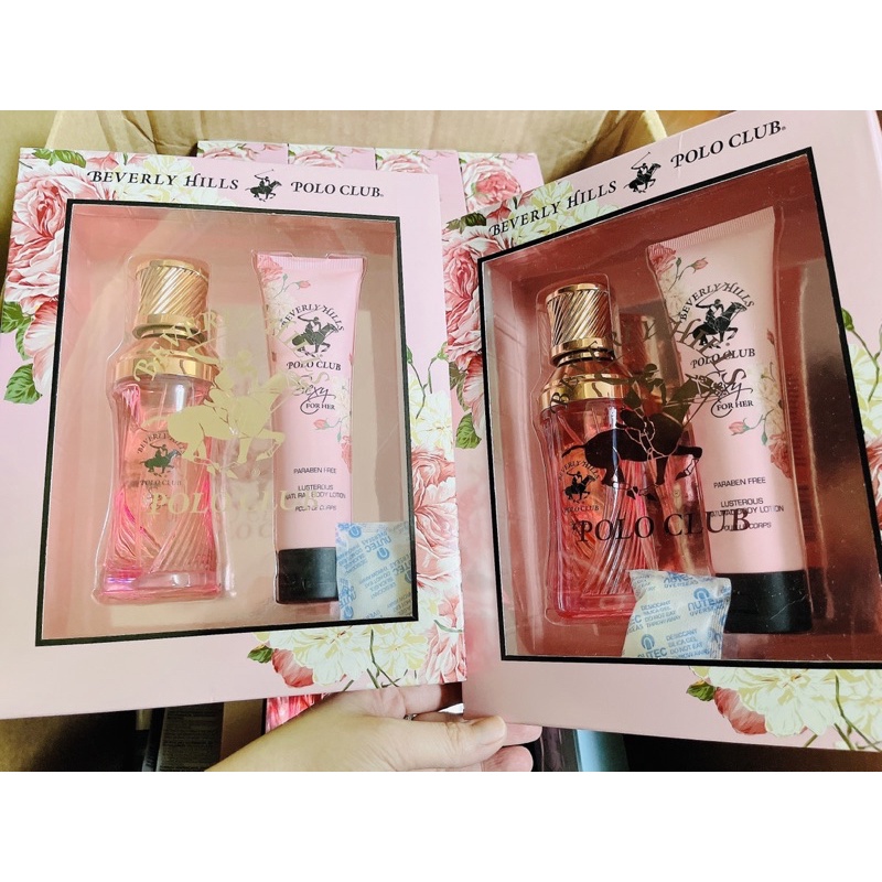 Set Nước Hoa Lotion, dưỡng thể Polo Club sexy women, Hàng Mỹ có bill us