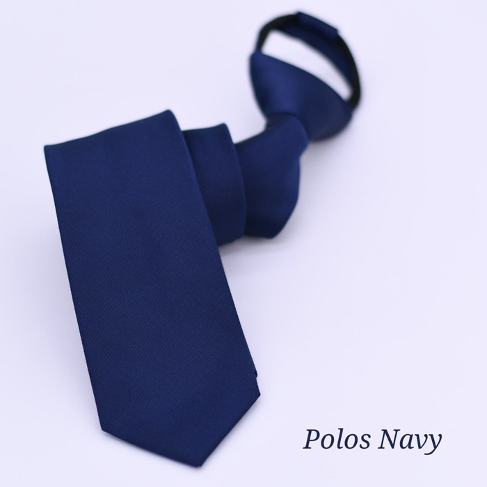 Venants Cà Vạt Vải Satin Màu Xanh Navy Size Oll Cho Nam